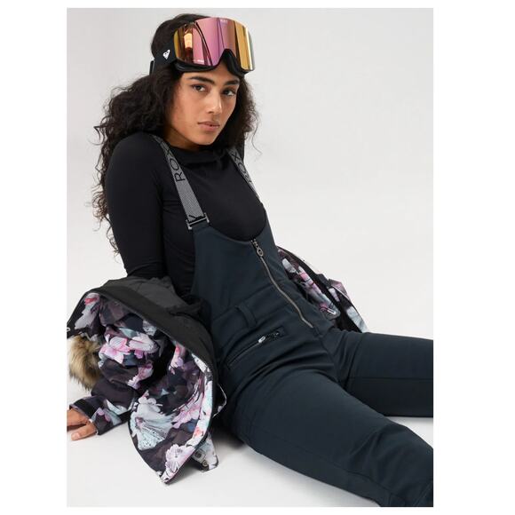 Roxy Womens Summit Technical Snow Bib Pants Size XS - Picture 2 of 16